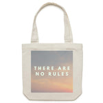 There are no rules - Canvas Tote Bag