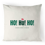 Ho Ho Ho! 100% Linen Christmas Cushion Cover