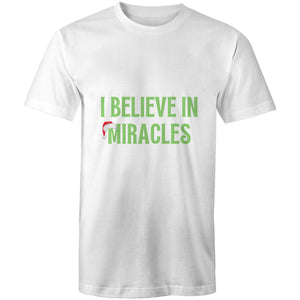 I Believe in Miracles  - Men's Christmas T-Shirt