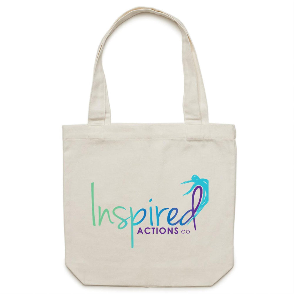 
                
                    Load image into Gallery viewer, Inspired Actions Co - Canvas Tote Bag
                
            