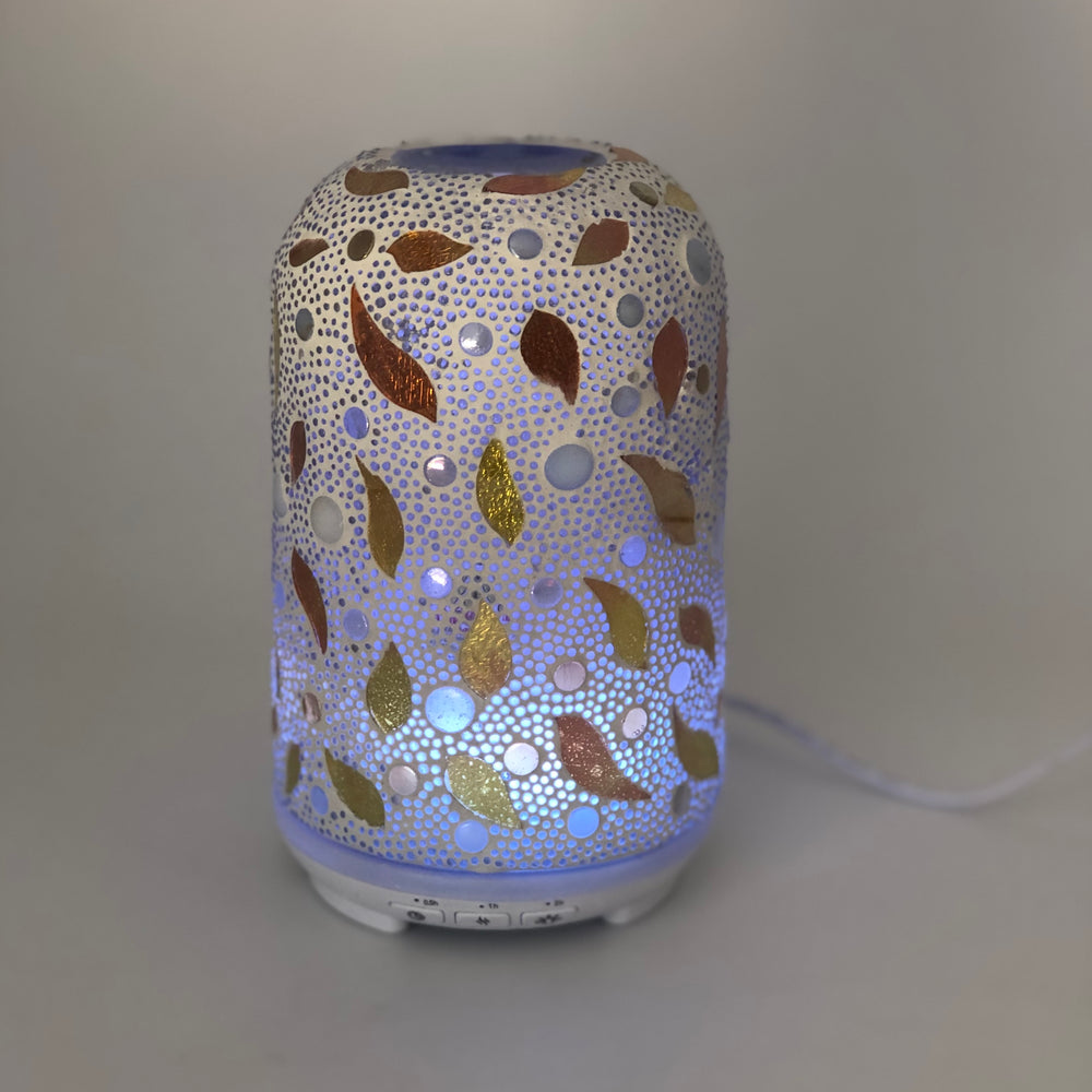 
                
                    Load image into Gallery viewer, Small Glass Mosaic Aroma Diffuser
                
            