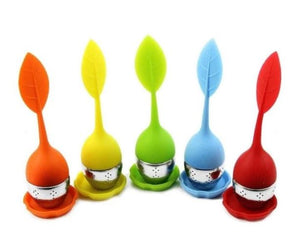 Silicone & Stainless Steel Leaf Tea Strainer