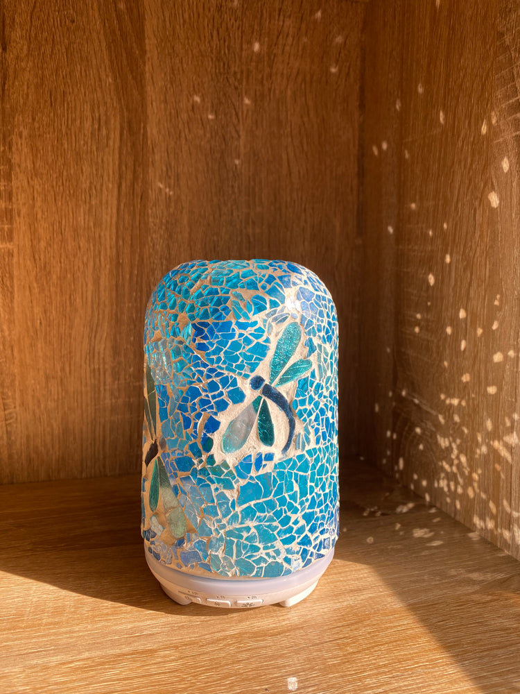 
                
                    Load image into Gallery viewer, Small Glass Mosaic Aroma Diffuser
                
            